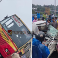 കെഎസ്ആര്‍ടിസി ബസ്  കാറുകളില്‍ ഇടിച്ച് അപകടം; ഒരാള്‍ മരിച്ചു