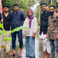 റോഡിന്റെ ശോചനീയാവസ്ഥക്കെതിരെ റോഡില്‍ വാഴവെച്ച് പ്രതിഷേധം.