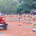  എസ്പിസി പദ്ധതിയുടെ പതിനഞ്ചാം ജന്മദിനത്തില്‍ സെറിമോണിയല്‍ പരേഡ് നടത്തി