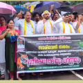 സോളാര്‍ വേലി സ്ഥാപിക്കാത്തതില്‍ പ്രതിഷേധിച്ച് സാരി വേലി സമരവുമായി കത്തോലിക്ക കോണ്‍ഗ്രസ്
