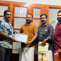 ഗിന്നസ് വേള്‍ഡ് റെക്കോര്‍ഡ് വിന്നര്‍ പ്രയാഗ് പേരാമ്പ്രയെ ആദരിച്ചു.