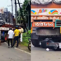 ലോറി പുറകോട്ട് നീങ്ങി സ്‌കൂട്ടര്‍ യാത്രികയായ യുവതിക്ക് പരുക്ക്