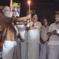 'ഫ്രീഡം ലൈറ്റ്' നൈറ്റ് മാര്‍ച്ച് നടത്തി നൊച്ചാട് മണ്ഡലം കോണ്‍ഗ്രസ് കമ്മിറ്റി