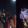 ഗുണ്ടൽപ്പേട്ടിൽ പോയി മടങ്ങുകയായിരുന്ന കൂത്ത്പറമ്പ് സ്വദേശികൾ സഞ്ചരിച്ച ട്രാവലർ മറിഞ്ഞു ; പത്ത് പേർക്ക് പരിക്ക്, രണ്ടുപേരുടെ നില ഗുരുതരം,