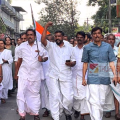രാഹുൽ ഗാന്ധിക്കെതിരായി ചാനൽ ചർച്ചയിൽ വധഭീഷണി മുഴക്കിയ സംഭവത്തിൽ കേസെടുക്കാത്തതിൽ പ്രതിഷേധം ; പാനൂരിൽ കോൺഗ്രസിൻ്റെ  പ്രതിഷേധ പ്രകടനം