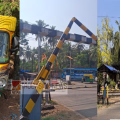 തലശേരിയിൽ ഓട്ടോറിക്ഷയിടിച്ച് റെയില്‍വേ ഗേറ്റ് തകര്‍ന്നു ;  ഡ്രൈവർ അറസ്റ്റിൽ, വിനയായത് ധൃതി