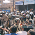 തലശേരി തീരദേശ ദേശീയ പാത നിർമ്മാണം ; സർവ്വേ തടഞ്ഞ 8 പേർ അറസ്റ്റിൽ, പ്രതിഷേധത്തിനിടയിലും സർവ്വേ പൂർത്തിയാക്കി ഉദ്യോഗസ്ഥർ