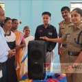 വയോജനങ്ങൾക്കായി തലശ്ശേരി ജനമൈത്രി പോലീസ് കൈകോർത്തു ; സായം പ്രഭാ ഹോമിലേക്ക് സൗണ്ട് സിസ്റ്റം കൈമാറി