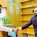 പി. വിഷ്ണുരാജ് കണ്ണൂർ ജില്ലാ കലക്ടറായി ചുമതലയേറ്റു