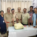 ഓപ്പറേഷൻ തണ്ടർ ; തലശേരി റെയിൽവെ സ്റ്റേഷനിൽ 8 കിലോ കഞ്ചാവ് പിടികൂടി