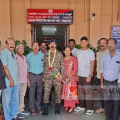 31 വർഷത്തെ സ്തുതർഹ്യ സൈനിക സേവനത്തിന് ശേഷം വിരമിച്ച സുബേദാർ മേജർ ചാലക്കരയിലെ മാണിക്കോത്ത് ഷാജിക്ക് തലശേരി റെയിൽവെ സ്റ്റേഷനിൽ ഉജ്ജ്വല സ്വീകരണം