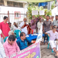 ഡീസൽ വില വർദ്ധിപ്പിച്ചതിൽ പ്രതിഷേധം ; തലശേരിയിൽ ബസ്സുടമകൾ മാർച്ചും ധർണ്ണയും നടത്തി