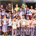 ചാന്ദ്രദിനത്തിൽ ലഹരിക്കെതിരെ റോക്കറ്റ്; കണിയാമ്പറ്റ സ്കൂൾ കുട്ടികളുടെ വേറിട്ട ബോധവൽക്കരണം