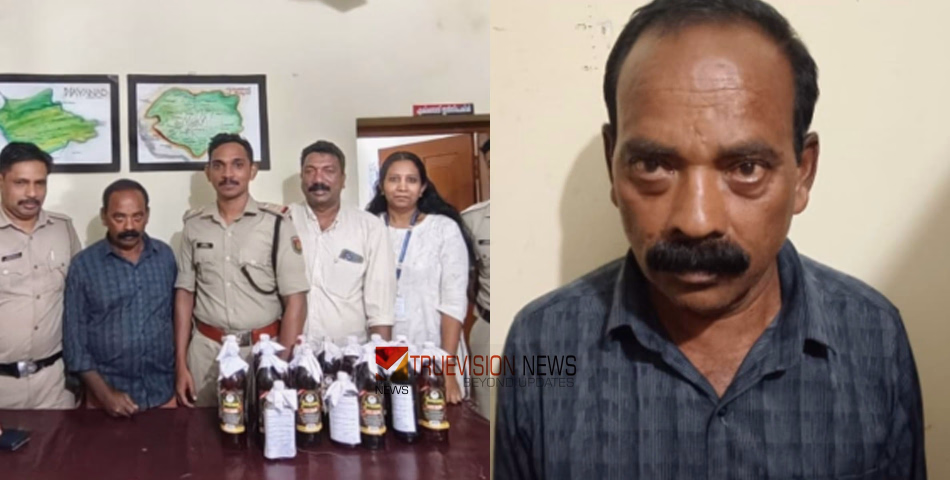  ഉപ്പുമാവ് ബാലൻ വെള്ളം കുടിച്ചു...!  പണ്ട് വീരപ്പനൊപ്പം ചന്ദനക്കടത്ത്; ഇന്ന് 12 ലിറ്റർ മദ്യവുമായി 'ഉപ്പുമാവ് ബാലൻ' എക്സൈസ് പിടിയിൽ