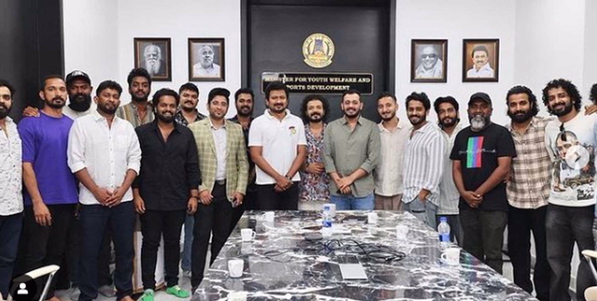 #ManjummalBoys | 'മഞ്ഞുമ്മൽ ബോയ്സു'മായി കൂടിക്കാഴ്ച്ച നടത്തി ഉദയനിധി സ്റ്റാലിൻ