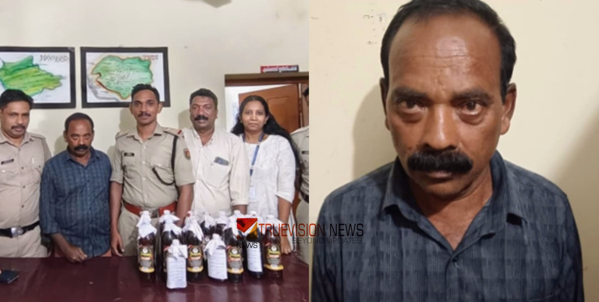  ഉപ്പുമാവ് ബാലൻ വെള്ളം കുടിച്ചു...!  പണ്ട് വീരപ്പനൊപ്പം ചന്ദനക്കടത്ത്; ഇന്ന് 12 ലിറ്റർ മദ്യവുമായി 'ഉപ്പുമാവ് ബാലൻ' എക്സൈസ് പിടിയിൽ