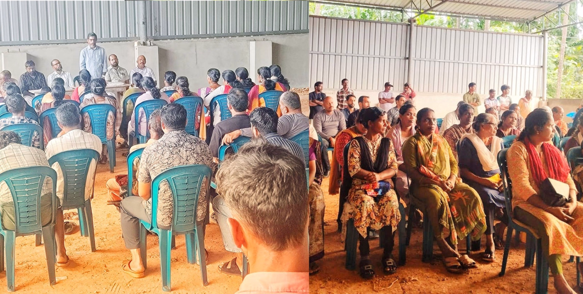 അരിപ്പാമ്പ്ര, അവുങ്ങും പൊയിലിൽ സ്ഥാപിക്കാൻ ഒരുങ്ങുന്ന ഗ്യാസ് പ്ലാന്റ് റീഫില്ലിംഗ് യൂണിറ്റിനെതിരെ പ്രദേശവാസികളുടെ പ്രതിഷേധം